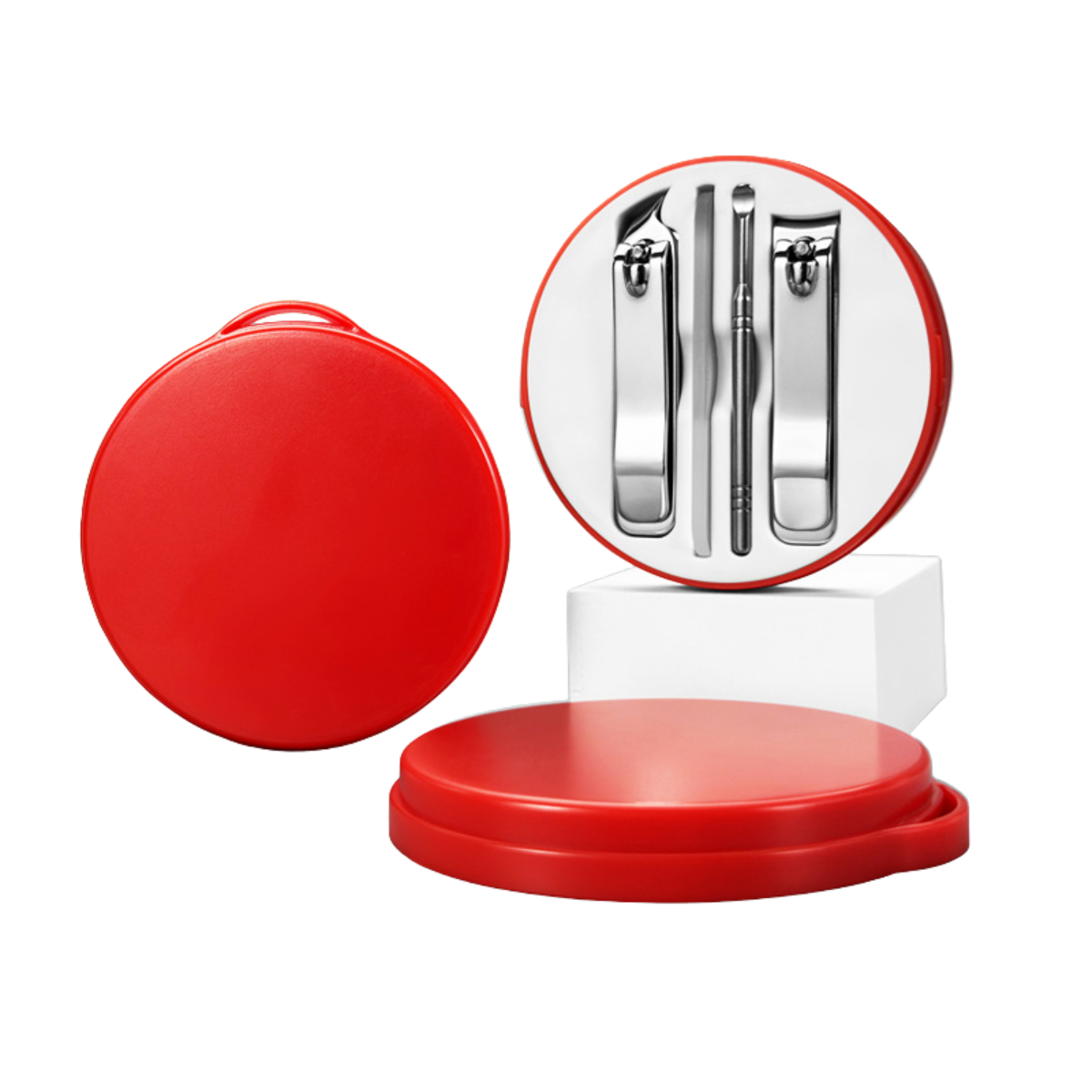 【客製禮贈品】圓盒指甲刀四件組套裝