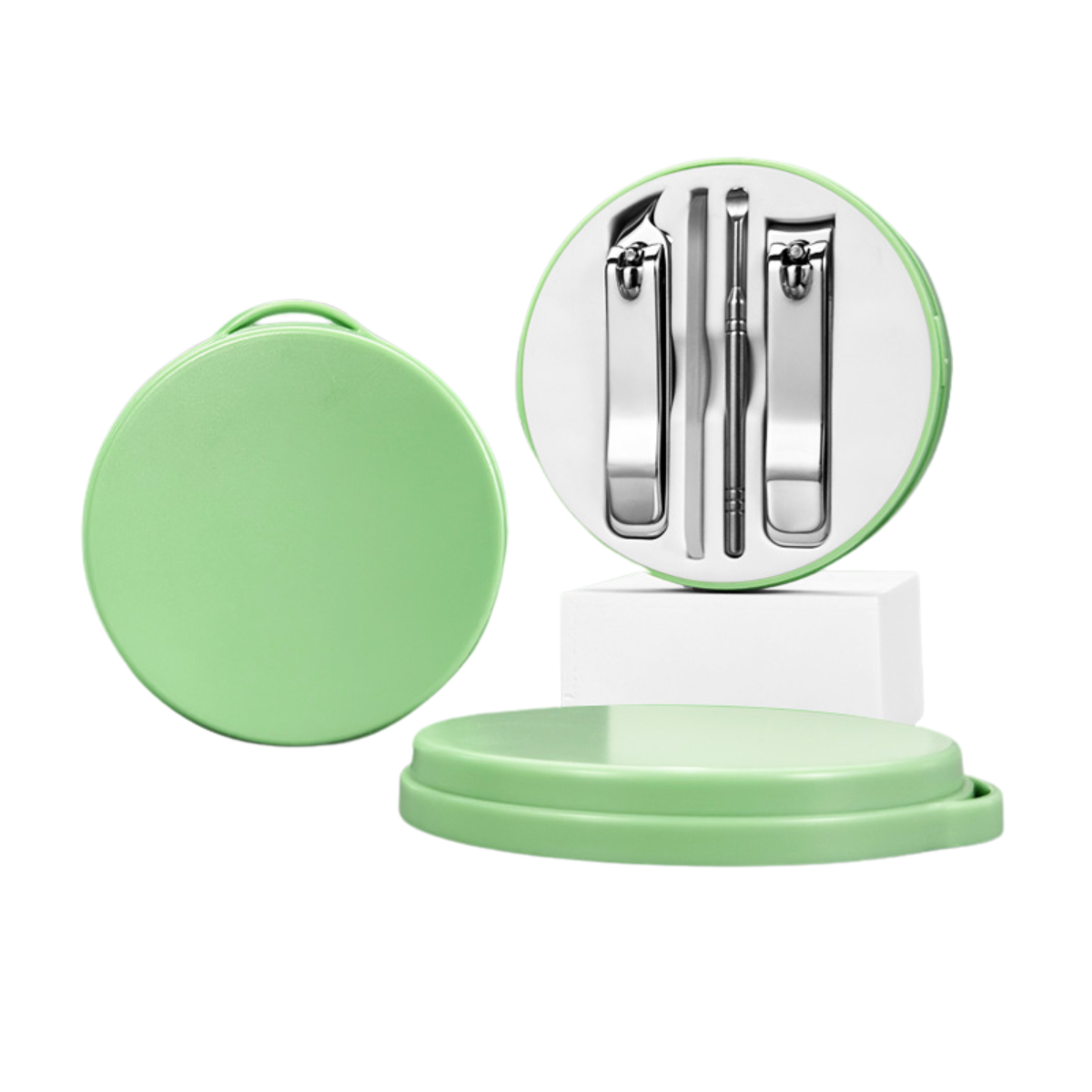 【客製禮贈品】圓盒指甲刀四件組套裝