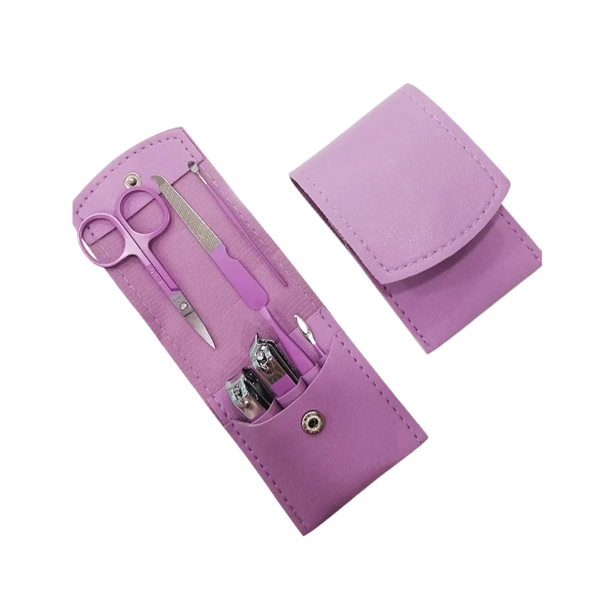 【客製禮贈品】摺疊皮套指甲美容7件組