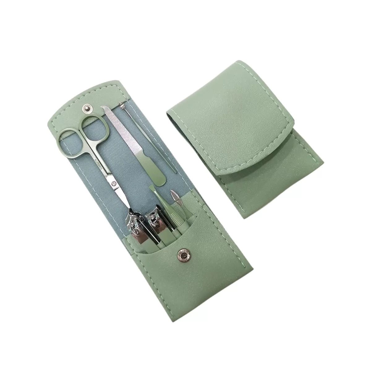 【客製禮贈品】摺疊皮套指甲美容7件組