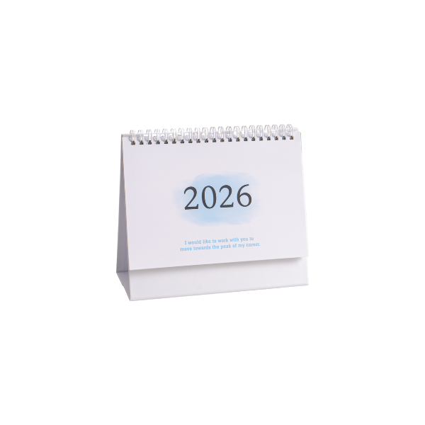 【客製禮贈品】清新簡約桌曆