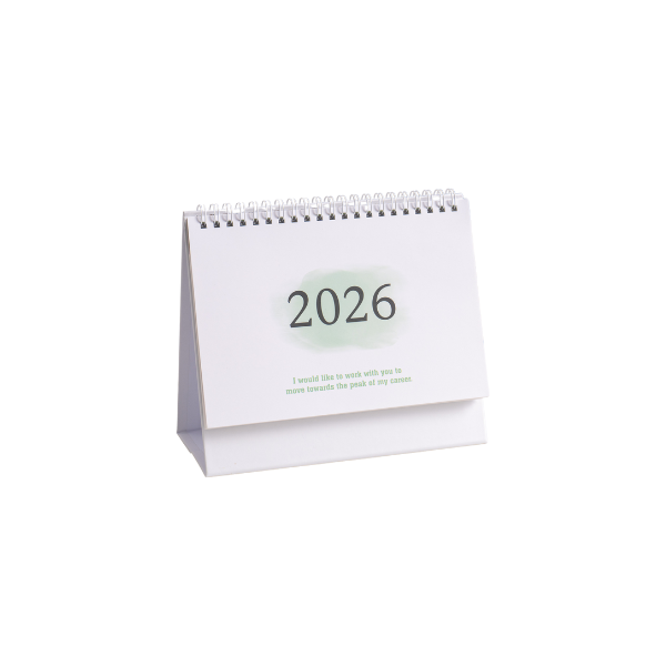 【客製禮贈品】清新簡約桌曆