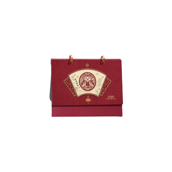 【客製禮贈品】大紅喜氣桌曆