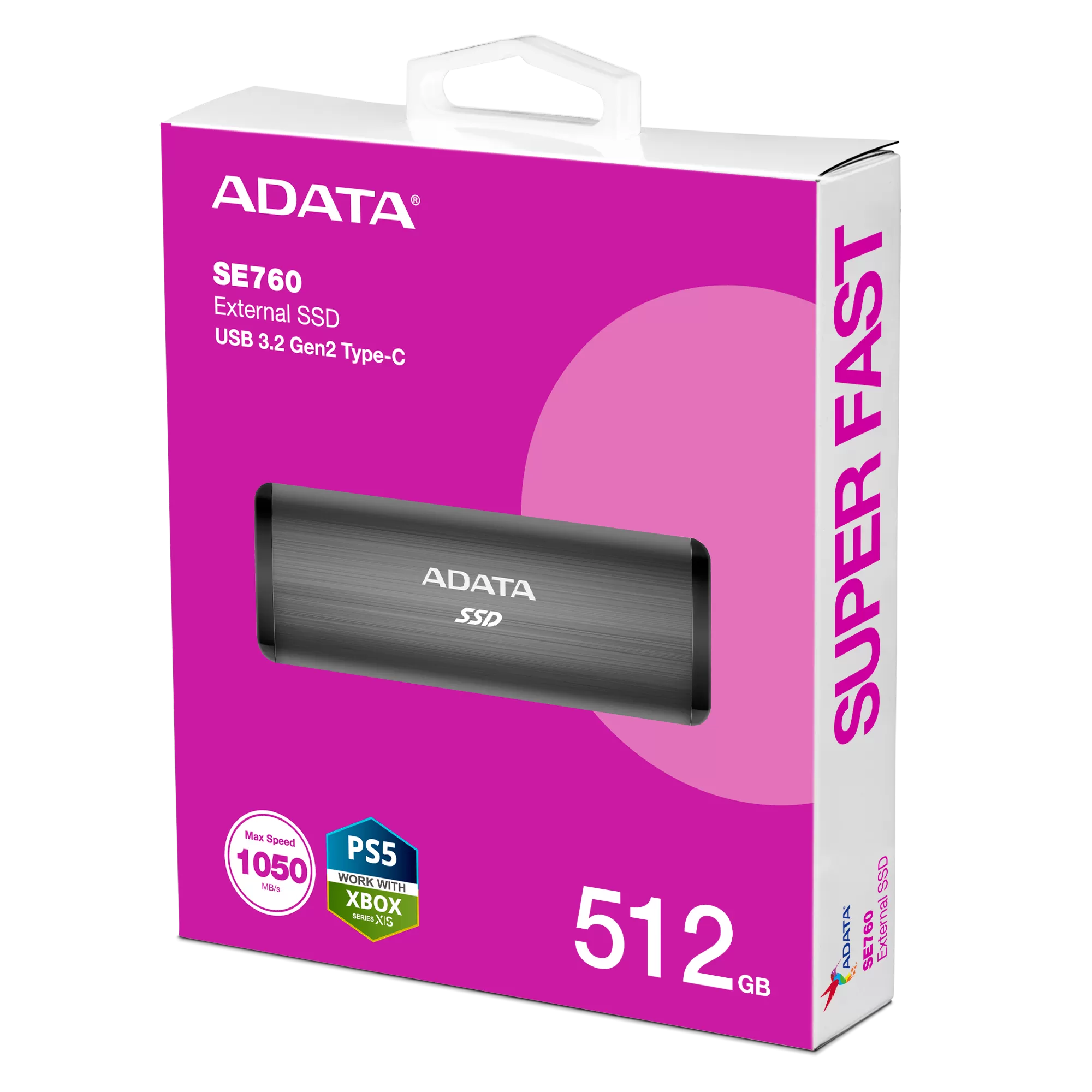 ADATA 威剛 SE760 外接式固態硬碟