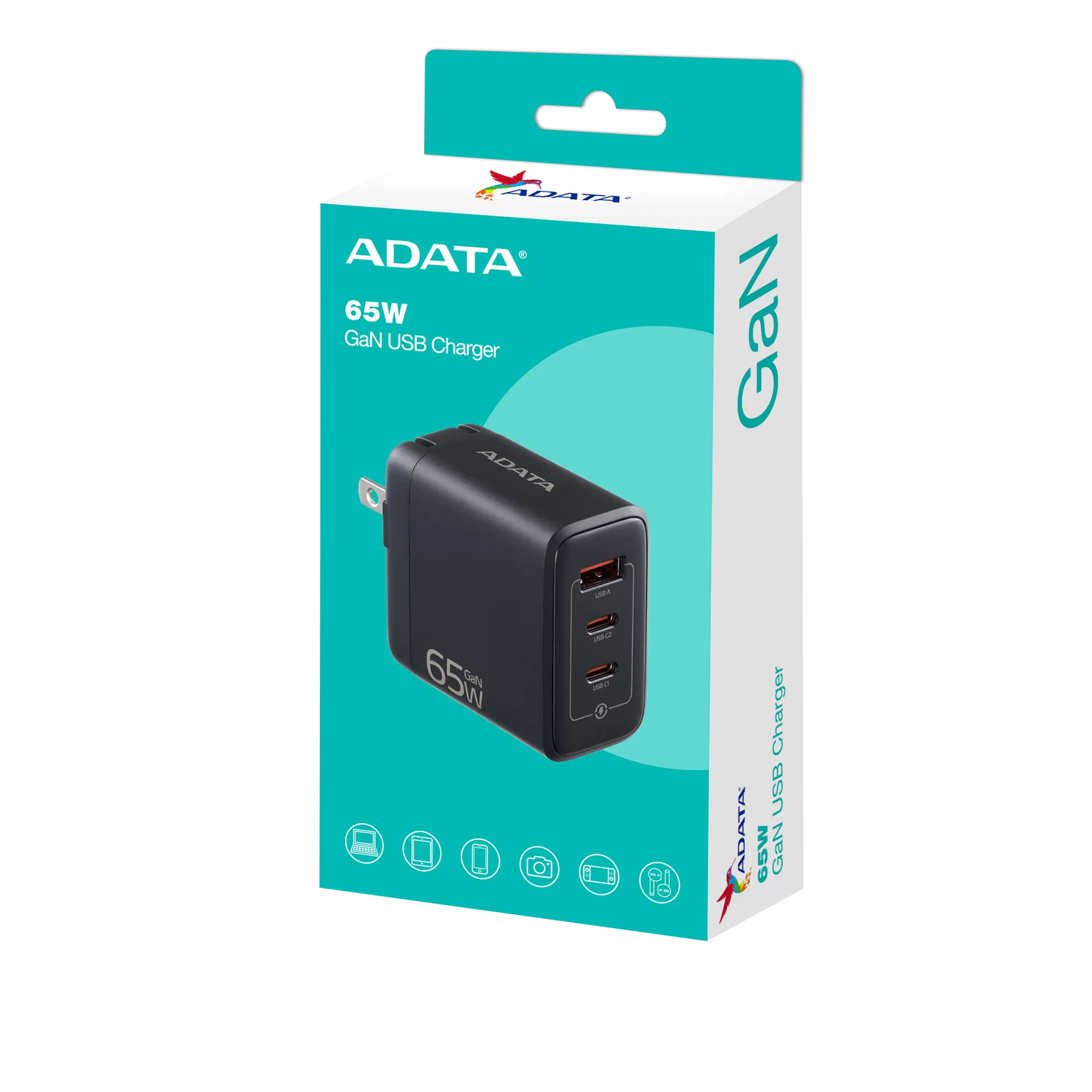 ADATA 威剛 65W GaN USB 充電器