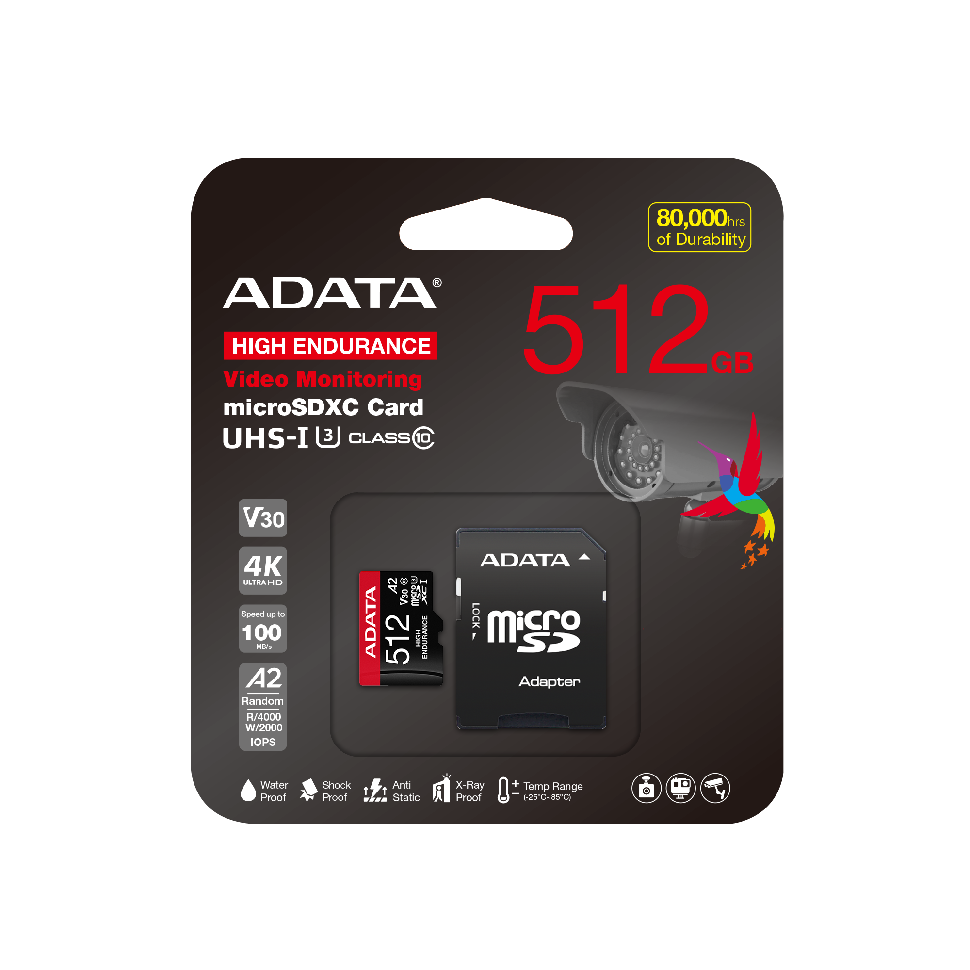 ADATA 威剛 High Endurance microSDXC/SDHC UHS-I Card