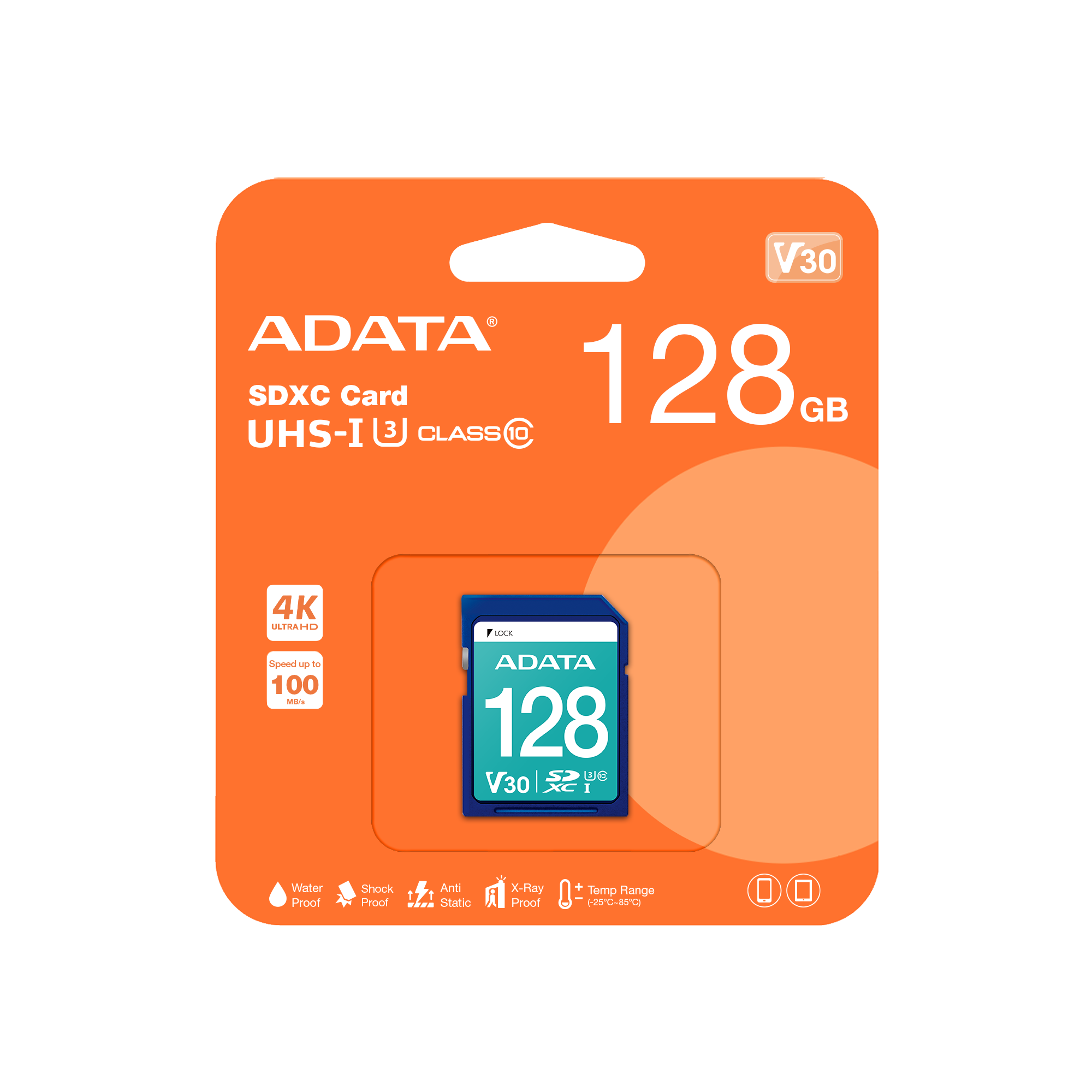 ADATA 威剛 Premier Pro SDXC UHS-I U3 Class 10 (V30S)