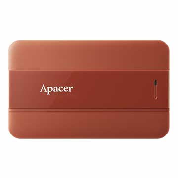 Apacer AC237 USB3.2 Gen1 流線型行動硬碟 黑/橘/藍