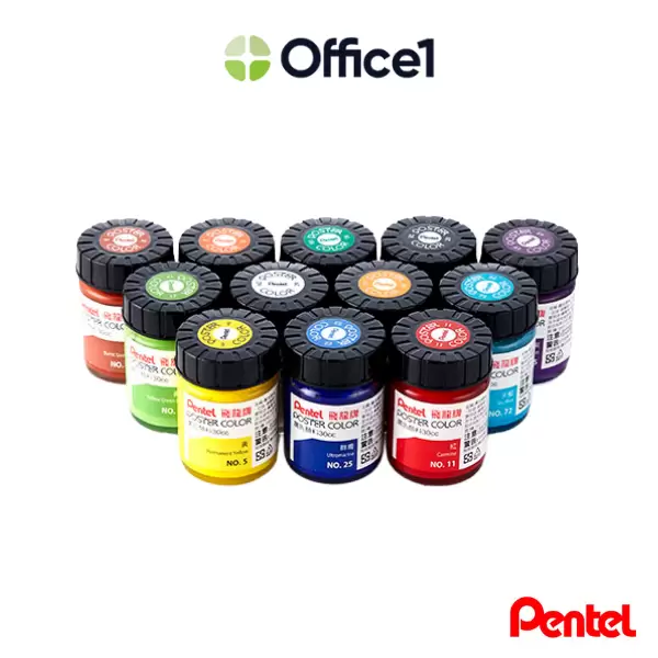 Pentel 飛龍 廣告顏料 30cc POS-T