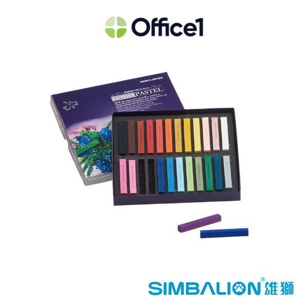 SIMBALION 雄獅 硬式粉彩 24色 HP-24