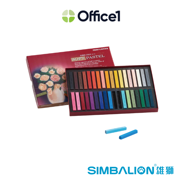SIMBALION 雄獅 軟式粉彩 36色 SP-36