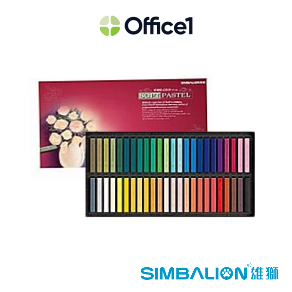 SIMBALION 雄獅 軟式粉彩 48色 SP-48