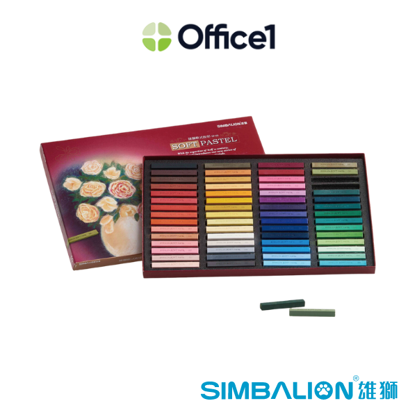 SIMBALION 雄獅 軟式粉彩 60色 SP-60
