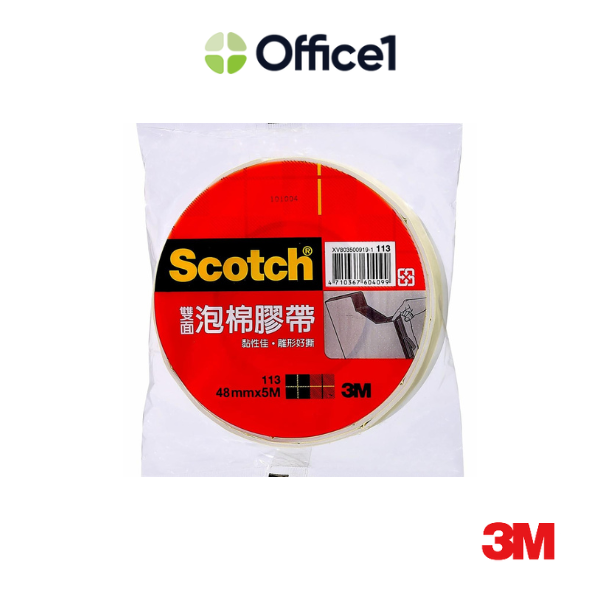 3M 泡棉雙面膠帶 48mmx5M 113