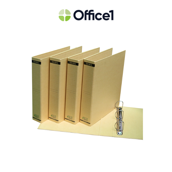 同春 環保牛皮三孔D型夾 1.5