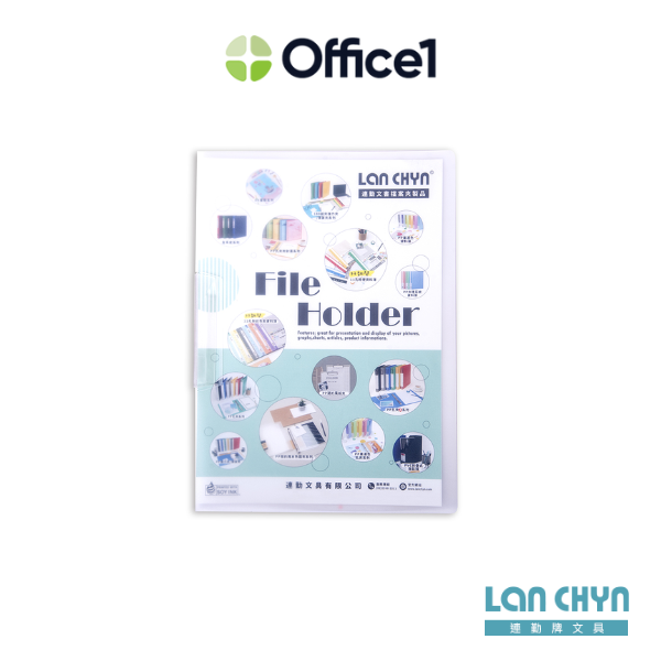 連勤 PP半透明文件夾(直式擺盪夾) LC-056