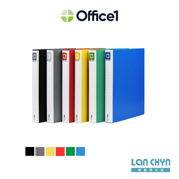 連勤 P.P 三孔圓型夾(加厚版) 1