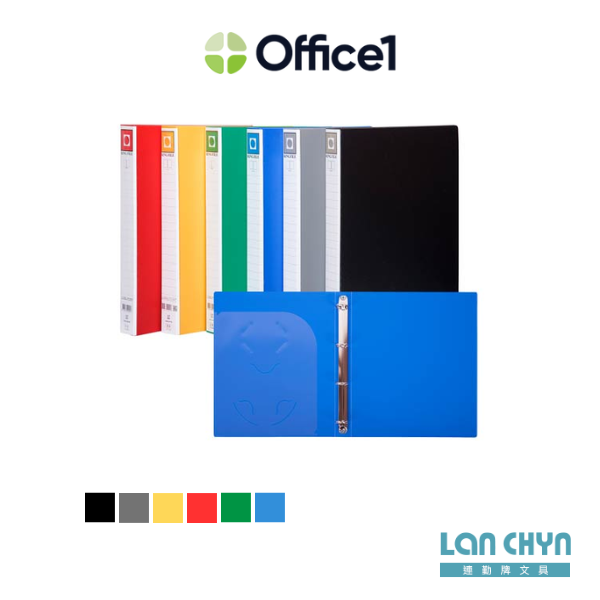 連勤 P.P 四孔圓型夾(加厚版) 1