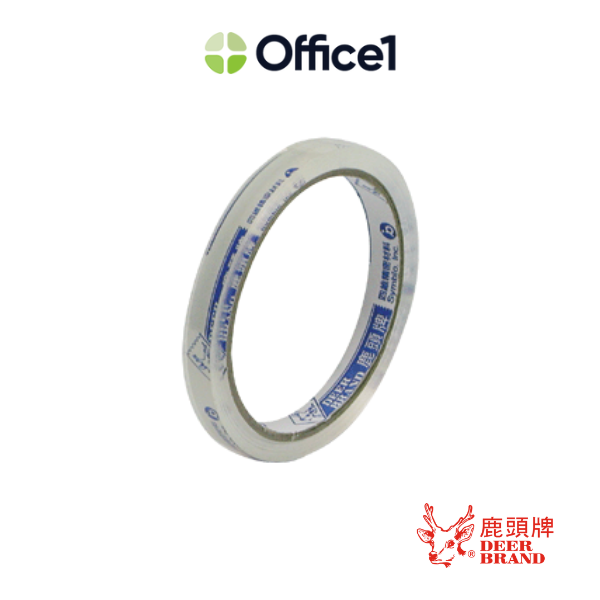 DEER BRAND 鹿頭牌 超透明油膠帶 12mm×40y PPS7