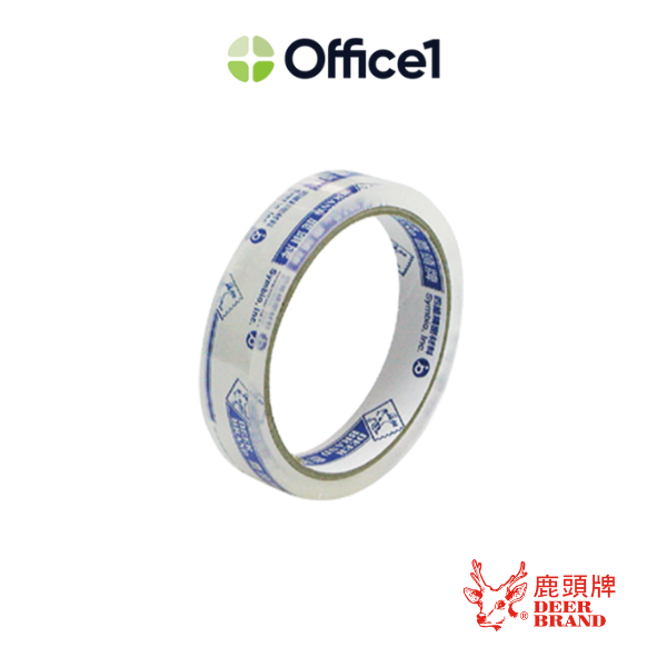 DEER BRAND 鹿頭牌 超透明油膠帶 19mm×40y PPS7