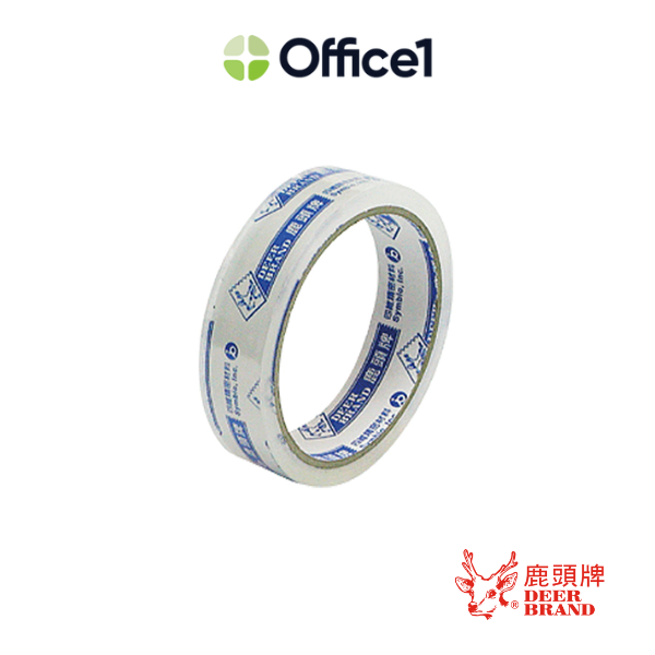 DEER BRAND 鹿頭牌 超透明油膠帶 24mm×40y PPS7