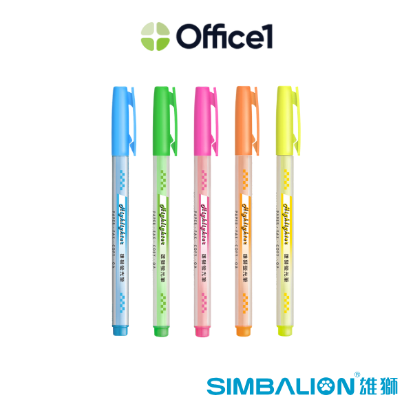 SIMBALION 雄獅 螢光筆 4mm FM-35