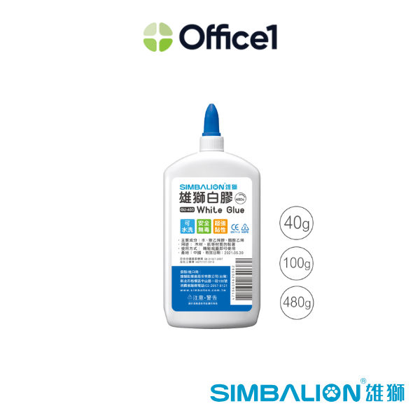 SIMBALION 雄獅 多用途白膠 GU-401/402/403