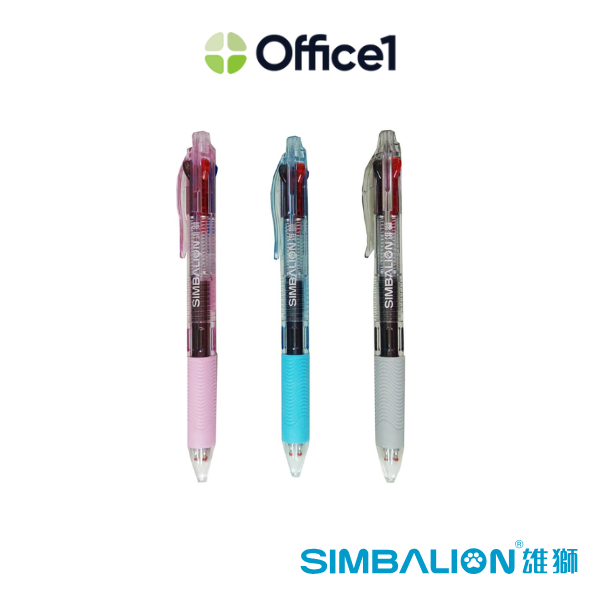 SIMBALION 雄獅 4色中油筆 0.5mm SG-005