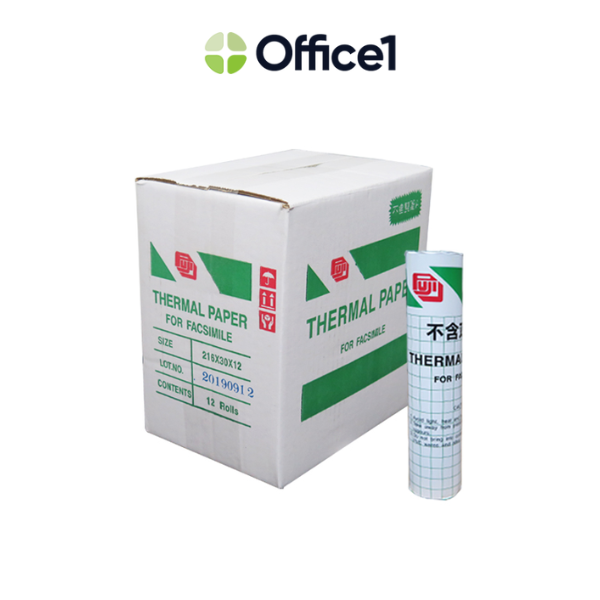 傳真紙 216mm×30m×12mm