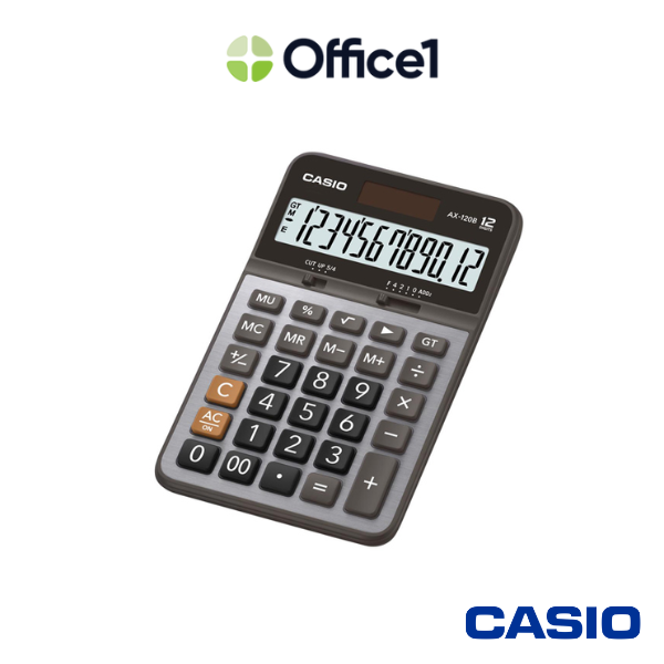 CASIO 桌上型計算機12位數 AX-120B