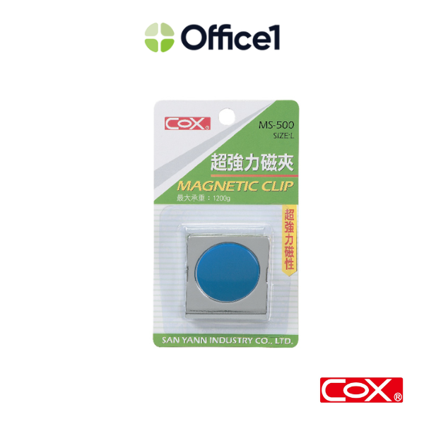 COX 彩色磁鐵夾 L 承重1200g MS-500