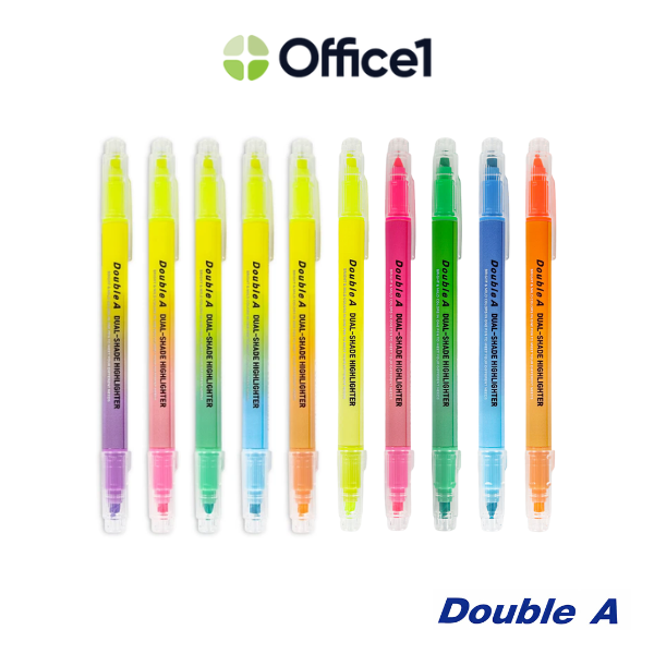 Double A  雙頭螢光筆 4mm DHL-120
