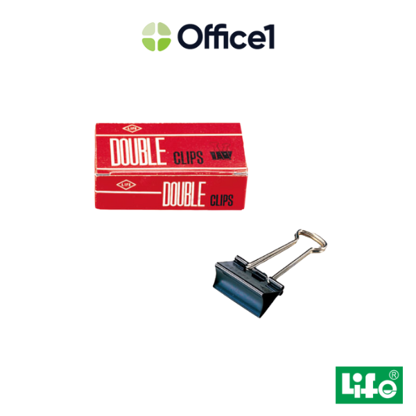 LIFE 徠福 長尾夾 (黑色)