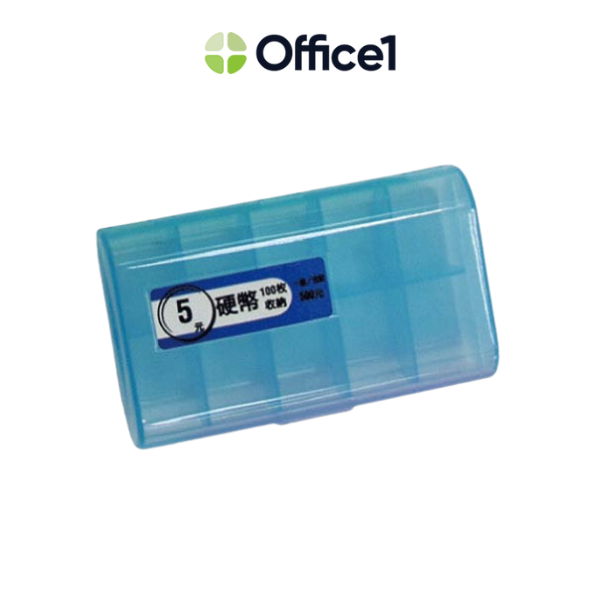 開證 5元硬幣收納盒(可放100枚) K-1017