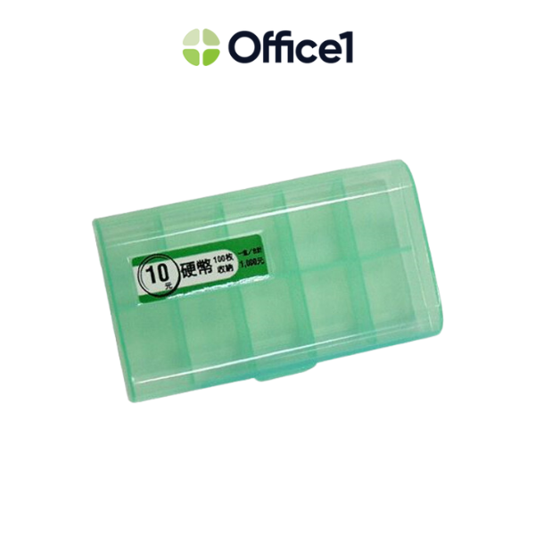 開證 10元硬幣收納盒(可放100枚) K-1016