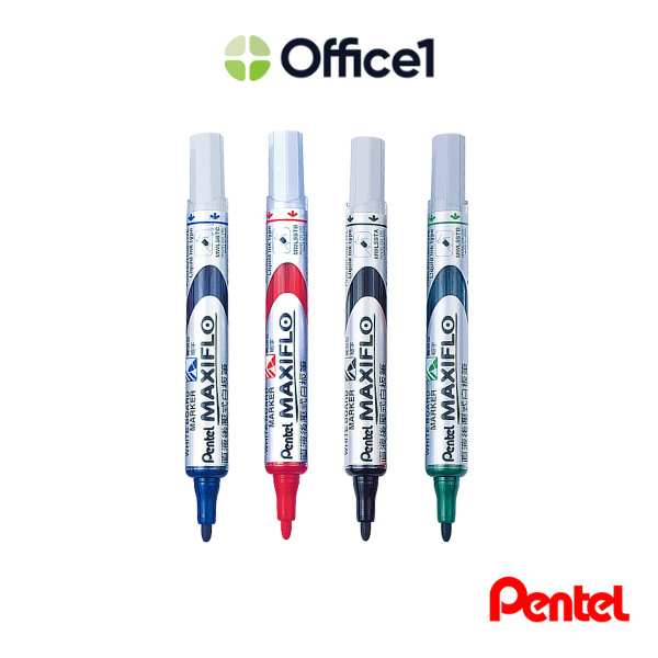 Pentel 飛龍 直液後壓式白板筆 4mm MWL5S