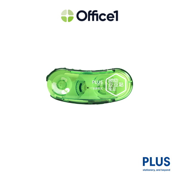 PLUS 豆豆彩貼魔豆捲軸雙面膠帶 TG-1121