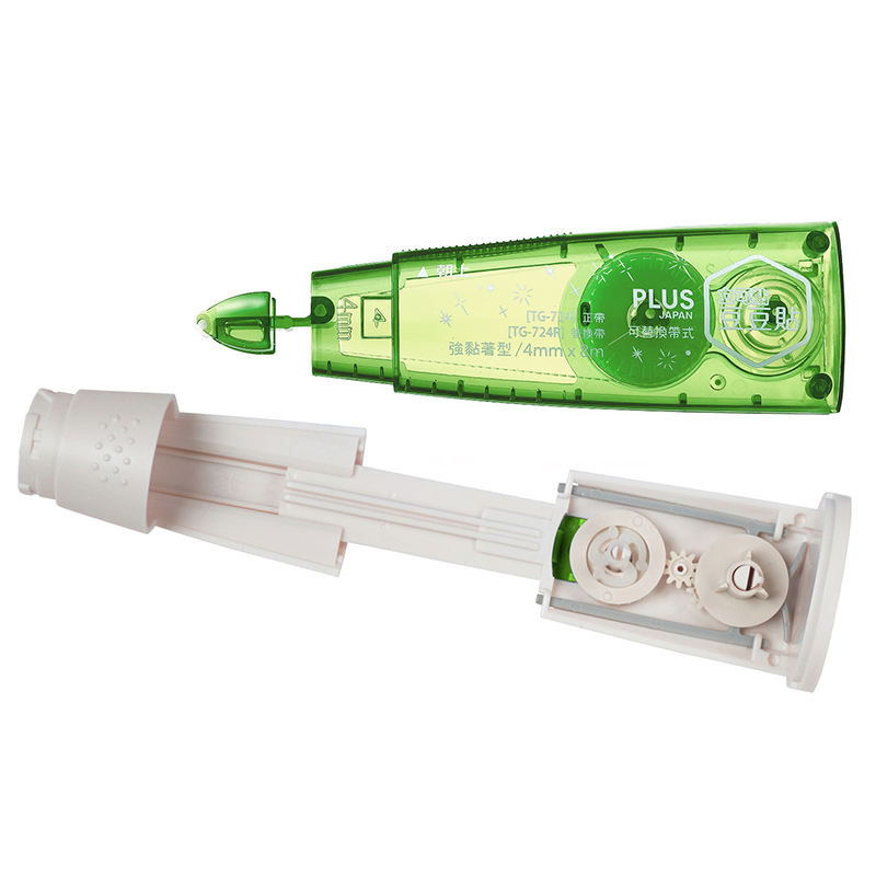PLUS 綠豆豆彩貼雙面膠替帶 TG-724R/726R/728R,U50640011,PLUS綠豆豆彩貼雙面膠替帶TG-724R/726R/728R,商品特點,適用機台,辦公用品｜文具