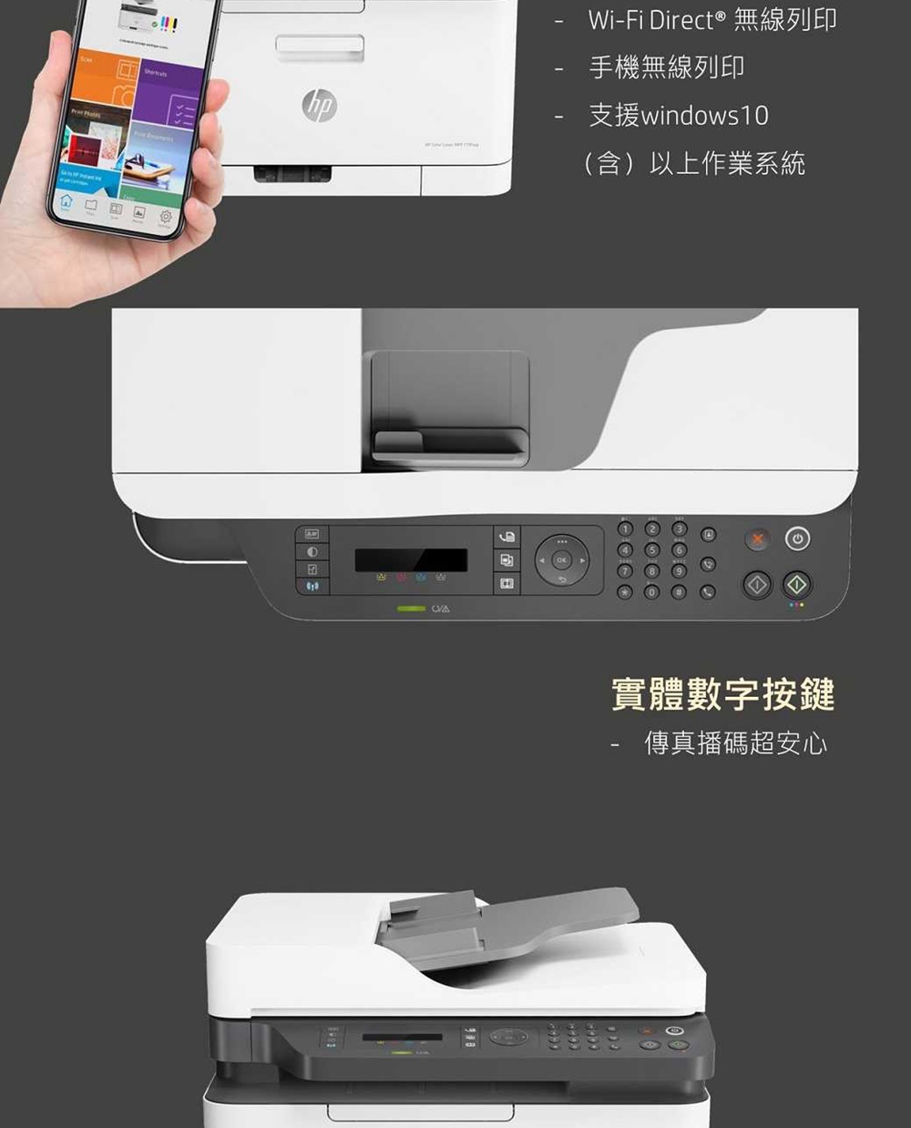 HP 惠普 Color Laser MFP 179fnw 彩色雷射複合機 (4ZB97A),179fnw,HP惠普ColorLaserMFP179fnw彩色雷射複合機(4ZB97A),彩色列印,商品特點,適用耗材