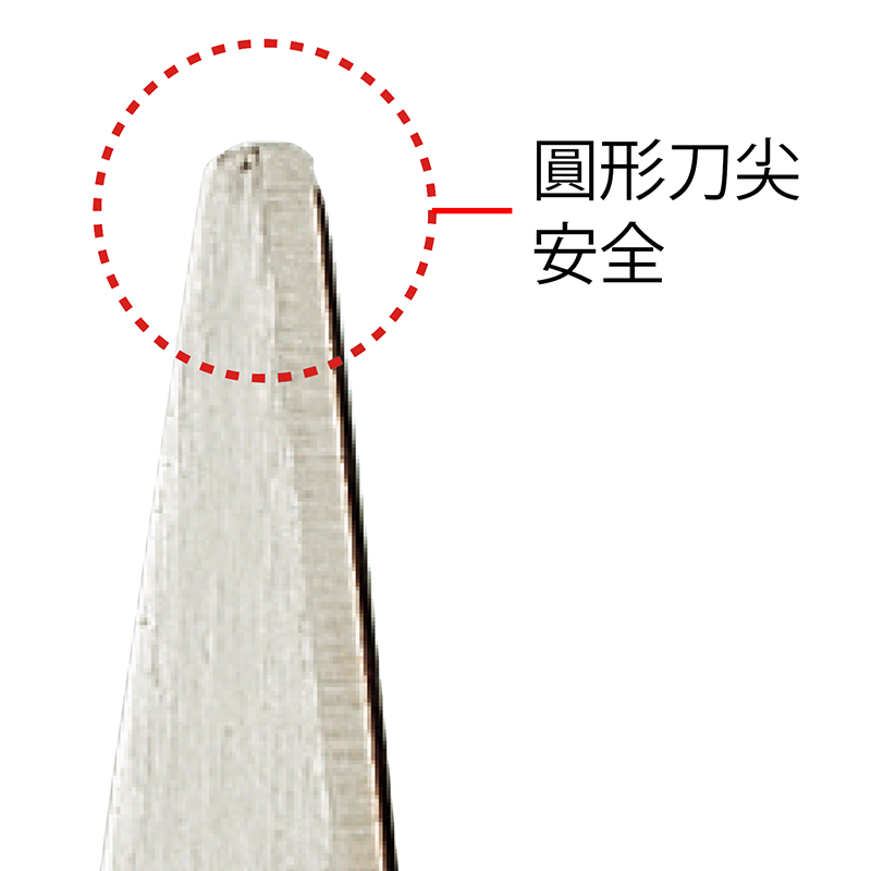 PLUS 不沾膠剪刀(附收納蓋) (34-354) SC-165AF