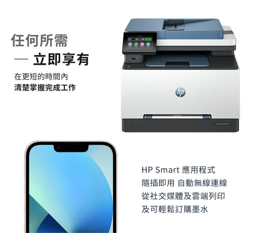 HP 惠普 Color LaserJet Pro M3303fdw 無線多功能彩色雷射事務機 (499M8A),3303fdw,HP惠普ColorLaserJetProM3303fdw無線多功能彩色雷射事務機(499M8A),彩色列印,商品特點,自動雙面列印