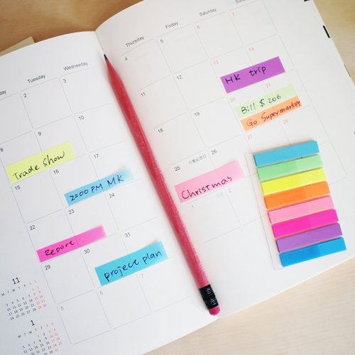 N次貼 螢光透明標籤(5色) 45x12mm 125張/袋 66501,U50480009,N次貼螢光透明標籤(5色)45x12mm125張/袋66501,24袋/24內盒/箱,商品特點,辦公用品|文具