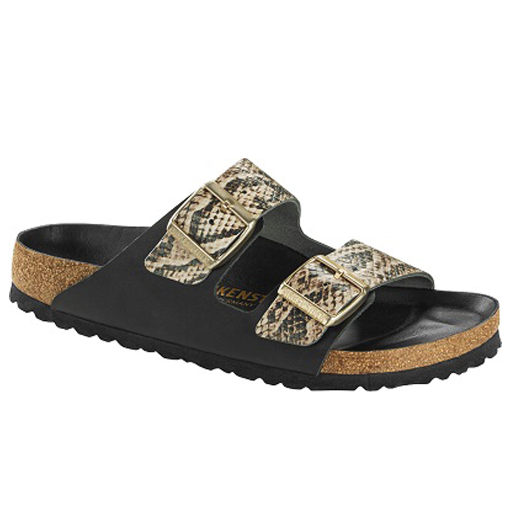 Arizona/真皮/窄版/黑色