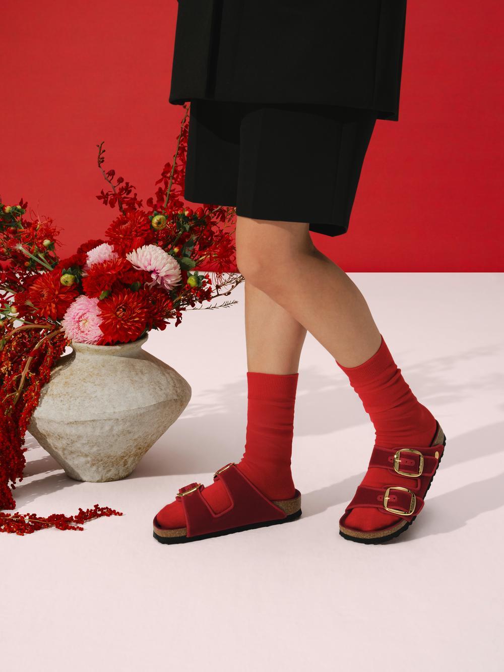 馬年新春系列-Arizona/紡織品/天鵝絨,1030073,馬年新春系列-Arizona/紡織品/天鵝絨,勃肯馬年新春系列,款式/系列,女鞋