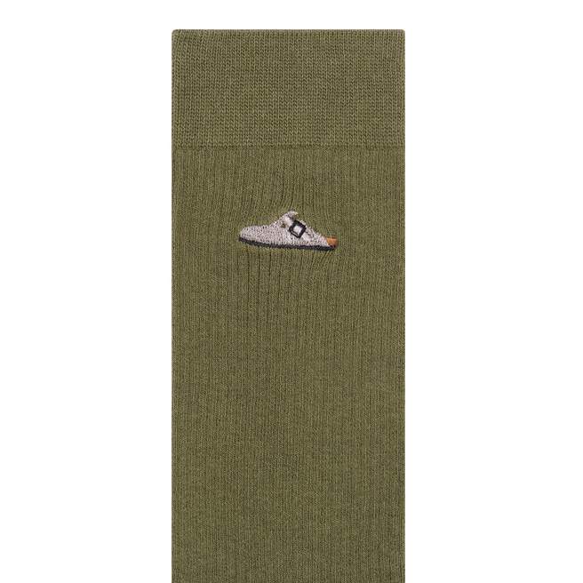 BIRKENSTOCK 棉襪 / 松綠色,1030285,BIRKENSTOCK棉襪/松綠色,配件及保養,🌰秋冬新品🌰,配件