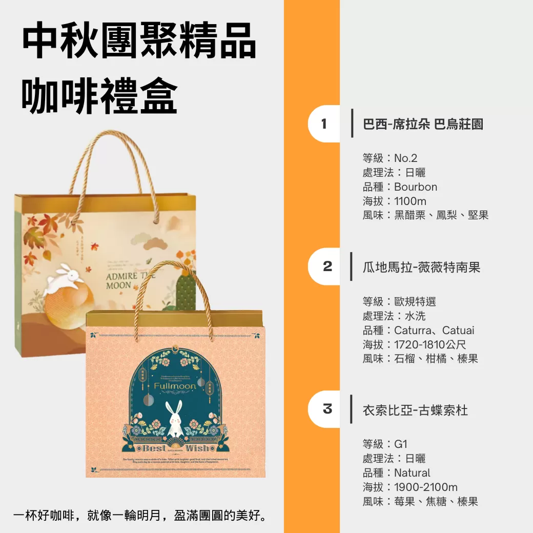 中秋團聚精品咖啡禮盒