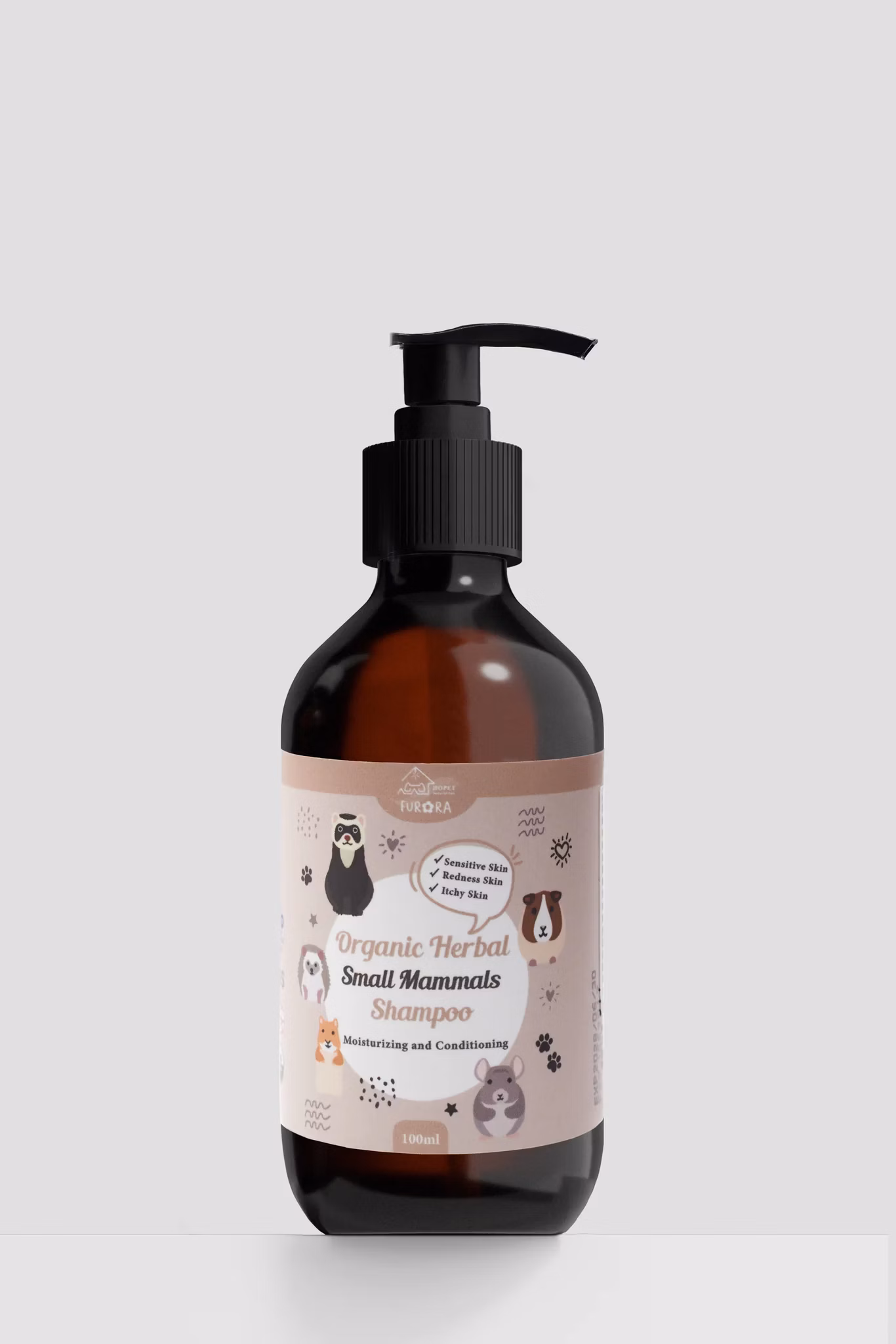 悅之堯 有機植萃寵物洗毛劑/100 ml(小特寵專用)