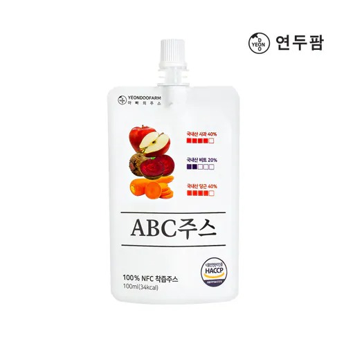 韓國YEONDOOFARM妍杜農場-均衡ABC蔬果汁100ml(30入)