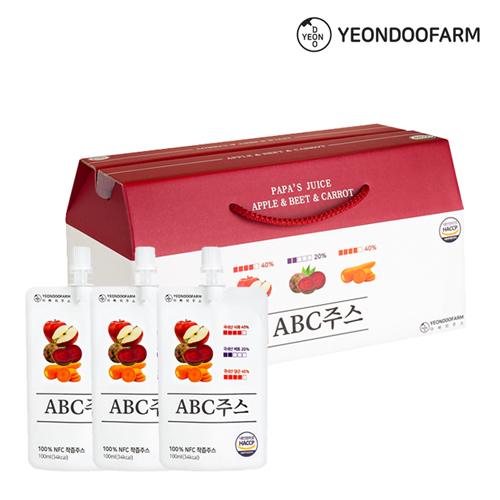 韓國YEONDOOFARM妍杜農場-均衡ABC蔬果汁100ml(30入)
