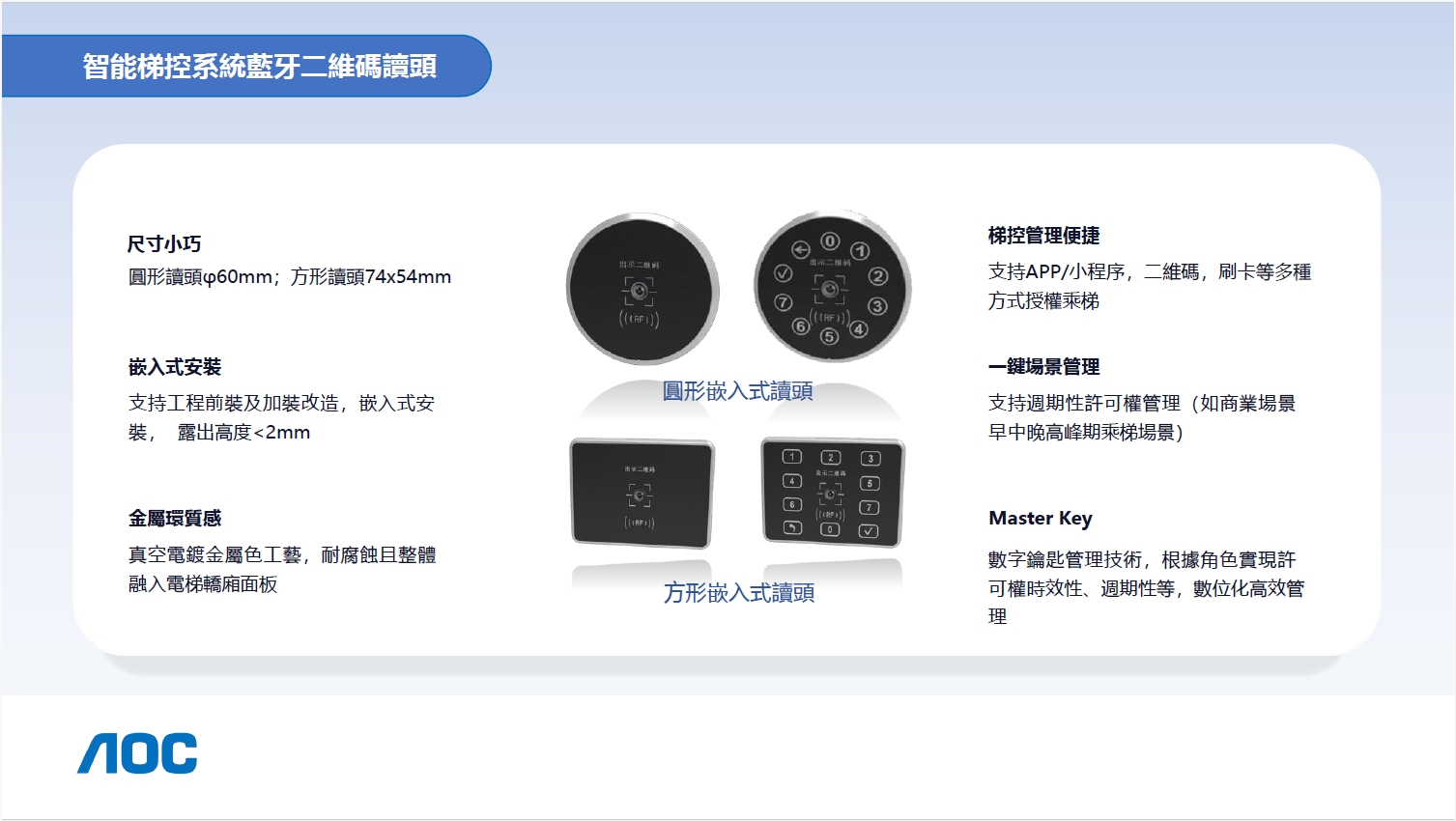 （台灣）AOC 智能通行-經營性物業管理